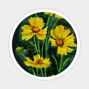 yellow flowers Magnet